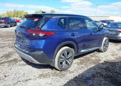 2021 Nissan Rogue Sl Intelligent Awd z USA, uszkodzony, nr VIN JN8AT3CB0MW241543